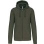 Kariban Sweat-shirt capuche zippé unisexe dark_khaki