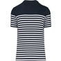 kariban T-shirt marin col rond Bio homme navy/white_stripe