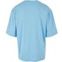Build Your Brand Oversized Sleeve Tee baltic_blue