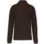 Kariban Polo manches longues homme chocolate