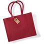 Westford Mill Sac de courses classique en toile de jute red/red