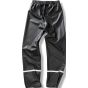 Result Prism Pu waterproof trouser with reflective bands and recycled backing black