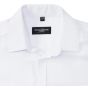 Russell Chemise à chevrons cintrée manches longues homme white