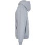 Build Your Brand Ladies Fluffy Hoody Heather grey