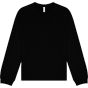 Bella + Canvas unisex 7,5 oz heavyweight long sleeve tee black