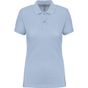 WK Designed To Work polo manches courtes Femme sky_blue