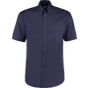 Kustom Kit Premium Oxford Shirt Short Sleeve Midnight navy