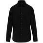 Kariban Chemise ajustée manches longues sans repassage black