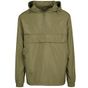 Build Your Brand Basic Pull Over Jacket olive