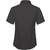 fruit of the loom Short Sleeve Oxford Shirt Lady-Fit noir