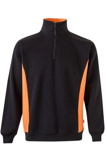 Image produit Sweat bicolore zippé