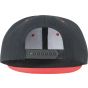 Result Bronx Original Flat Peak Snapback Dual Colour Cap black/red