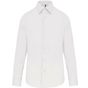 kariban Chemise coton / élasthanne manches longues homme - white - S