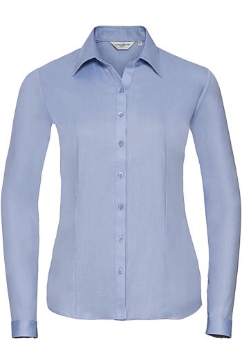 Image produit Chemise à chevrons cintrée manches longues femme