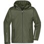 James&Nicholson Men´s 3-in-1-Jacket olive/black