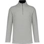 Kariban Sweat Shirt col zippé TRUCKER KARIBAN heather_grey/navy