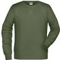 James&Nicholson Men´s Sweat olive