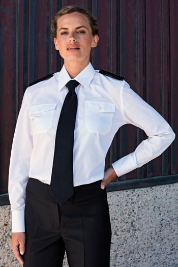 Image produit Chemise pilote à manches longues pour femme