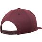 flexfit Unstructured 5-Panel Snapback maroon