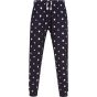 SF Clothing Unisex cuffed lounge pants navy/white_stars