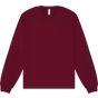 Bella + Canvas Unisex 6 oz heavyweight ls T maroon