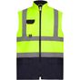 Yoko  Bodywarmer rembourré haute visibilité hi_vis_yellow/navy