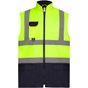 yoko  Bodywarmer rembourré haute visibilité hi_vis_yellow/navy