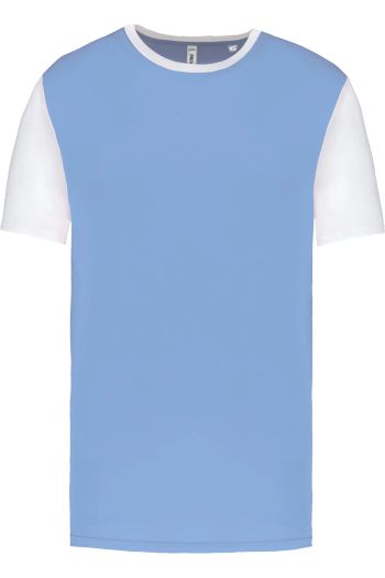 Image produit Maillot manches courtes bicolore unisexe