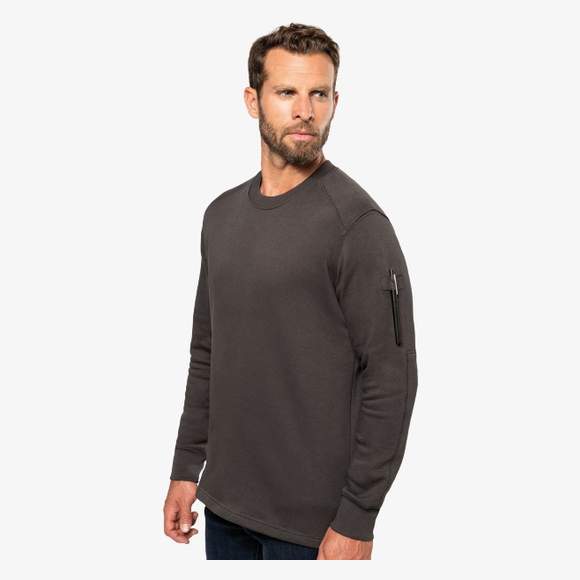 Sweat-shirt manches montées homme WK-Designed-To-Work