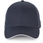 K-up Casquette avec sandwich contrasté - 6 panneaux navy/white