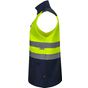 Velilla Gilet softshell bicolore navy/fluo_yellow