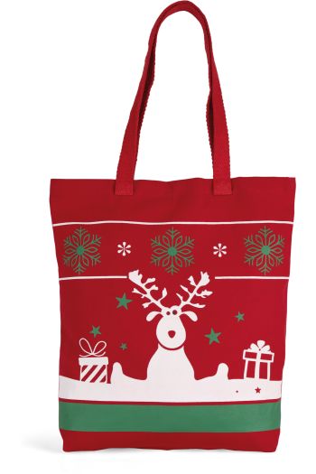 Image produit Sac shopping avec motifs de Noël