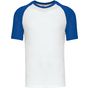 Kariban Baseball - T-shirt bicolore manches courtes white/royal_blue