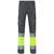 Velilla Pantalon stretch bicolore grey/fluo_yellow