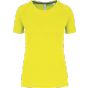 ProAct T-shirt de sport à col rond recyclé femme fluorescent_yellow