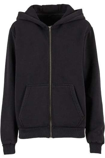 Ladies Vintage Heavy Zip Hoody