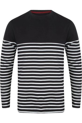 Image produit Long sleeved Breton striped T