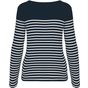 Kariban marinière manches longues femme striped_navy/white