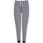 SF Clothing Women´s cuffed lounge pants navy/white_stripes