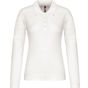 Kariban Polo piqué manches longues femme  white