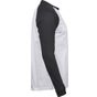 tee jays Baseball long sleeve tee white/black