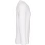 kariban T-shirt homme manches longues encolure ronde white