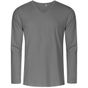 Xo by Promodoro Men´s V-Neck T-Shirt Longsleeve steel_grey