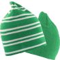 Result Team reversible beanie green/white/green