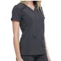 Dickies-Medical Haut cache cœur femme pewter