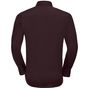 Russell Collection Men’s long sleeve fitted stretch shirt port/plum