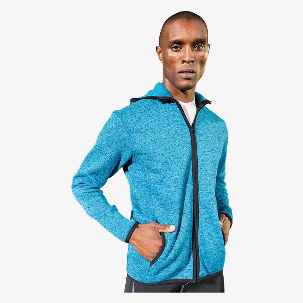 Veste polaire homme en tricot mélangé TriDri