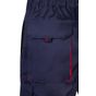 Velilla Bermuda multipoches bicolore navy/red