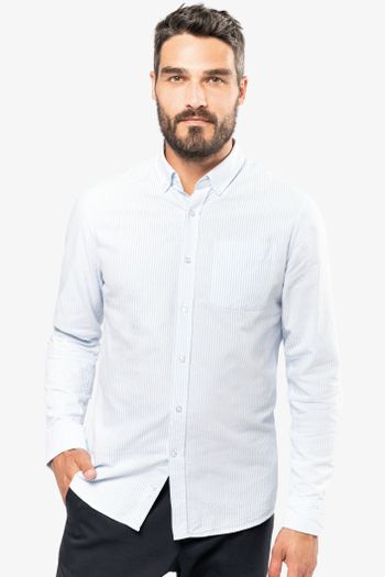 Image produit Chemise oxford lavée manches longues homme