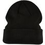 Build Your Brand Heavy Knit Beanie black